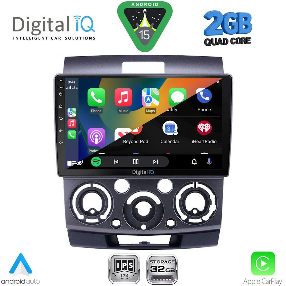 DIGITAL IQ RSD 1170_CPA (9inc) MULTIMEDIA TABLET for FORD RANGER | MAZDA BT50 mod. 2006-2011 DIGITAL IQ RSD 1170_CPA (9inc) MULTIMEDIA TABLET for FORD RANGER | MAZDA BT50 mod. 2006-2011