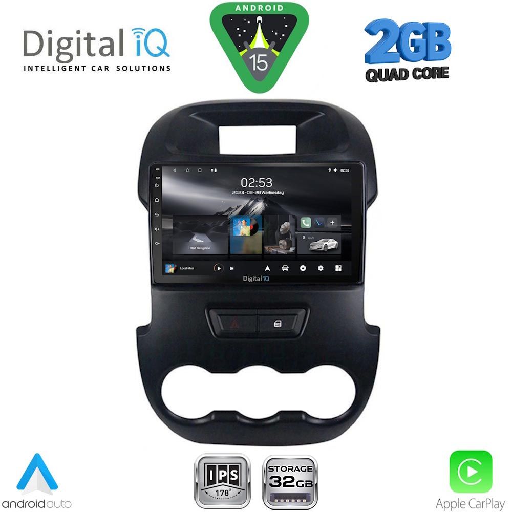DIGITAL IQ RSD 1171_CPA (9inc) MULTIMEDIA TABLET for FORD RANGER mod. 2011-2015 DIGITAL IQ RSD 1171_CPA (9inc) MULTIMEDIA TABLET for FORD RANGER mod. 2011-2015