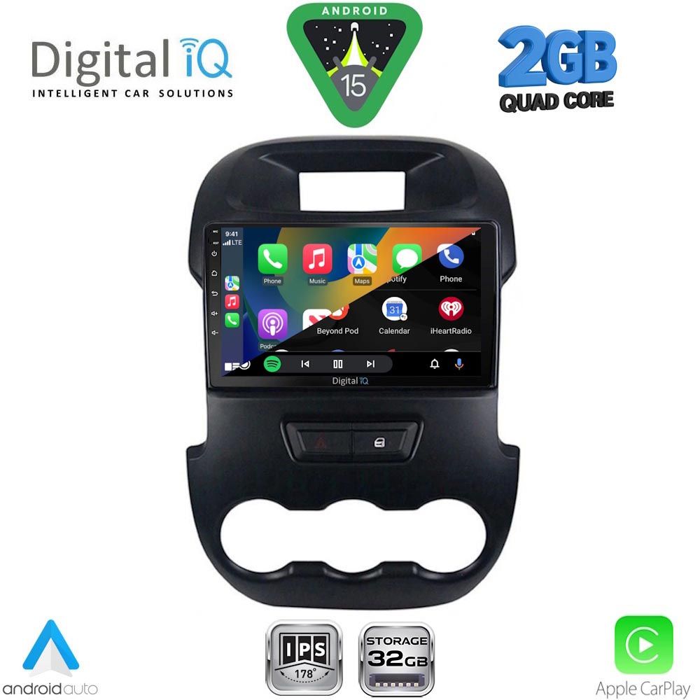 DIGITAL IQ RSD 1171_CPA (9inc) MULTIMEDIA TABLET for FORD RANGER mod. 2011-2015 DIGITAL IQ RSD 1171_CPA (9inc) MULTIMEDIA TABLET for FORD RANGER mod. 2011-2015