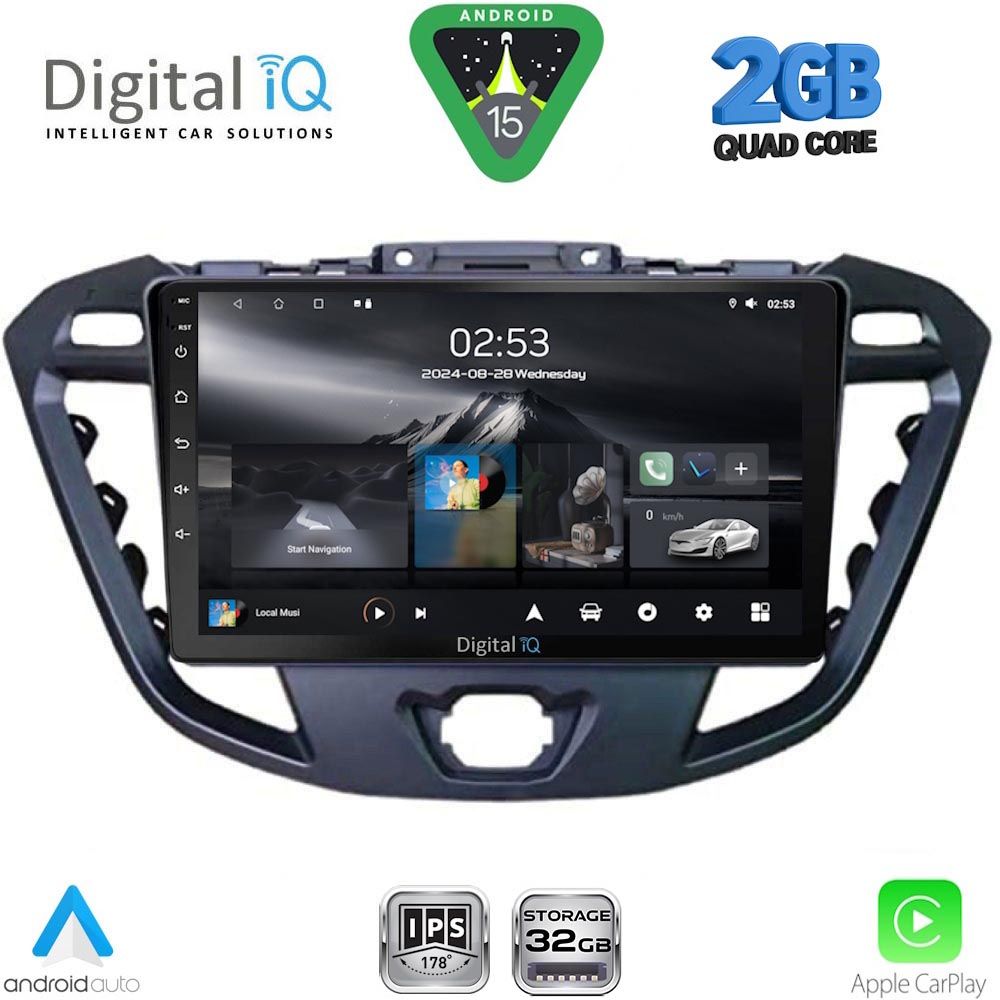 DIGITAL IQ RSD 1177_CPA (9inc) MULTIMEDIA TABLET for FORD TRANSIT CUSTOM | TOURNEO CUSTOM mod. 2013-2019 DIGITAL IQ RSD 1177_CPA (9inc) MULTIMEDIA TABLET for FORD TRANSIT CUSTOM | TOURNEO CUSTOM mod. 2013-2019