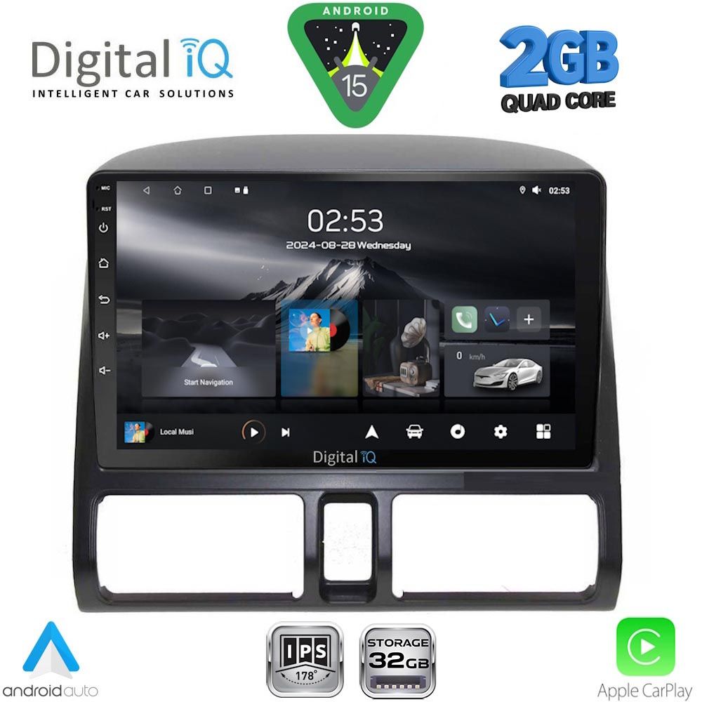 DIGITAL IQ RSD 1196_CPA CLIMA (9inc) MULTIMEDIA TABLET for HONDA CRV mod. 1996-2006 DIGITAL IQ RSD 1196_CPA CLIMA (9inc) MULTIMEDIA TABLET for HONDA CRV mod. 1996-2006
