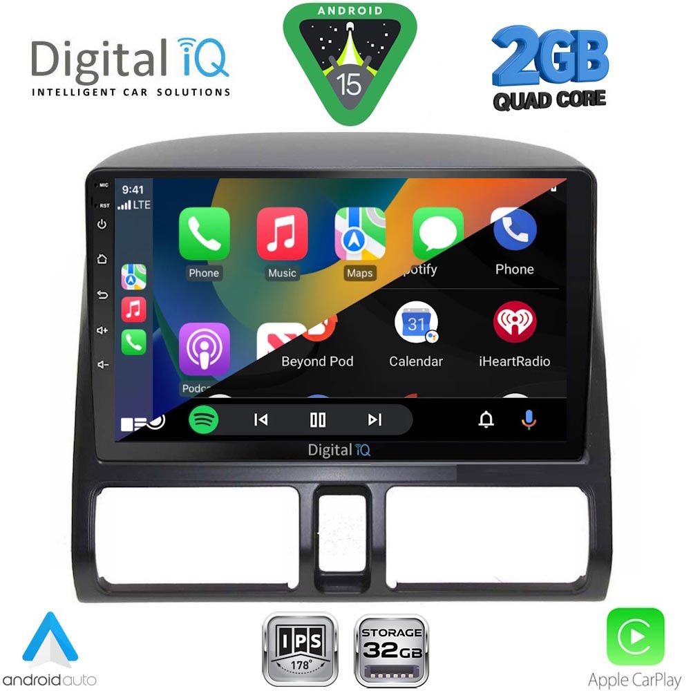 DIGITAL IQ RSD 1196_CPA CLIMA (9inc) MULTIMEDIA TABLET for HONDA CRV mod. 1996-2006 DIGITAL IQ RSD 1196_CPA CLIMA (9inc) MULTIMEDIA TABLET for HONDA CRV mod. 1996-2006