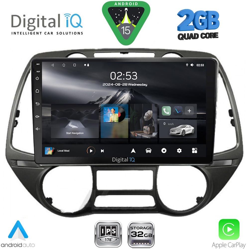 DIGITAL IQ RSD 1226_CPA (9inc) MULTIMEDIA TABLET for HYUNDAI i20 mod. 2008-2014 DIGITAL IQ RSD 1226_CPA (9inc) MULTIMEDIA TABLET for HYUNDAI i20 mod. 2008-2014