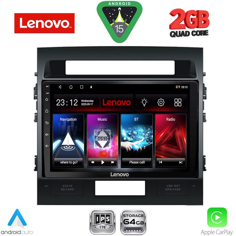 LENOVO LVD 2724_CPA (10inc) MULTIMEDIA TABLET for TOYOTA LAND CRUISER mod. 2008-2015 LENOVO LVD 2724_CPA (10inc) MULTIMEDIA TABLET for TOYOTA LAND CRUISER mod. 2008-2015