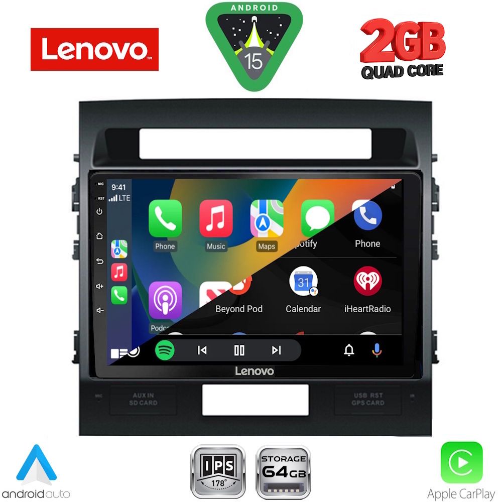 LENOVO LVD 2724_CPA (10inc) MULTIMEDIA TABLET for TOYOTA LAND CRUISER mod. 2008-2015 LENOVO LVD 2724_CPA (10inc) MULTIMEDIA TABLET for TOYOTA LAND CRUISER mod. 2008-2015