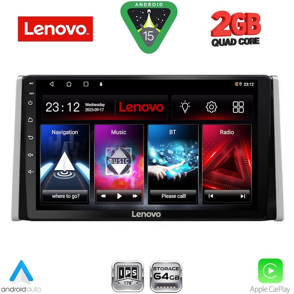 LENOVO LVD 2734_CPA (10inc) MULTIMEDIA TABLET for TOYOTA RAV 4 mod. 2019-2025 LENOVO LVD 2734_CPA (10inc) MULTIMEDIA TABLET for TOYOTA RAV 4 mod. 2019-2025