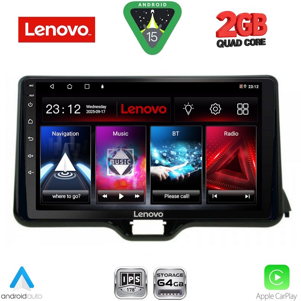 LENOVO LVD 2738_CPA (10inc) MULTIMEDIA TABLET for TOYOTA YARIS mod. 2020-2026 - MAZDA 2 mod. 2023-2026 LENOVO LVD 2738_CPA (10inc) MULTIMEDIA TABLET for TOYOTA YARIS mod. 2020-2026 - MAZDA 2 mod. 2023-2026