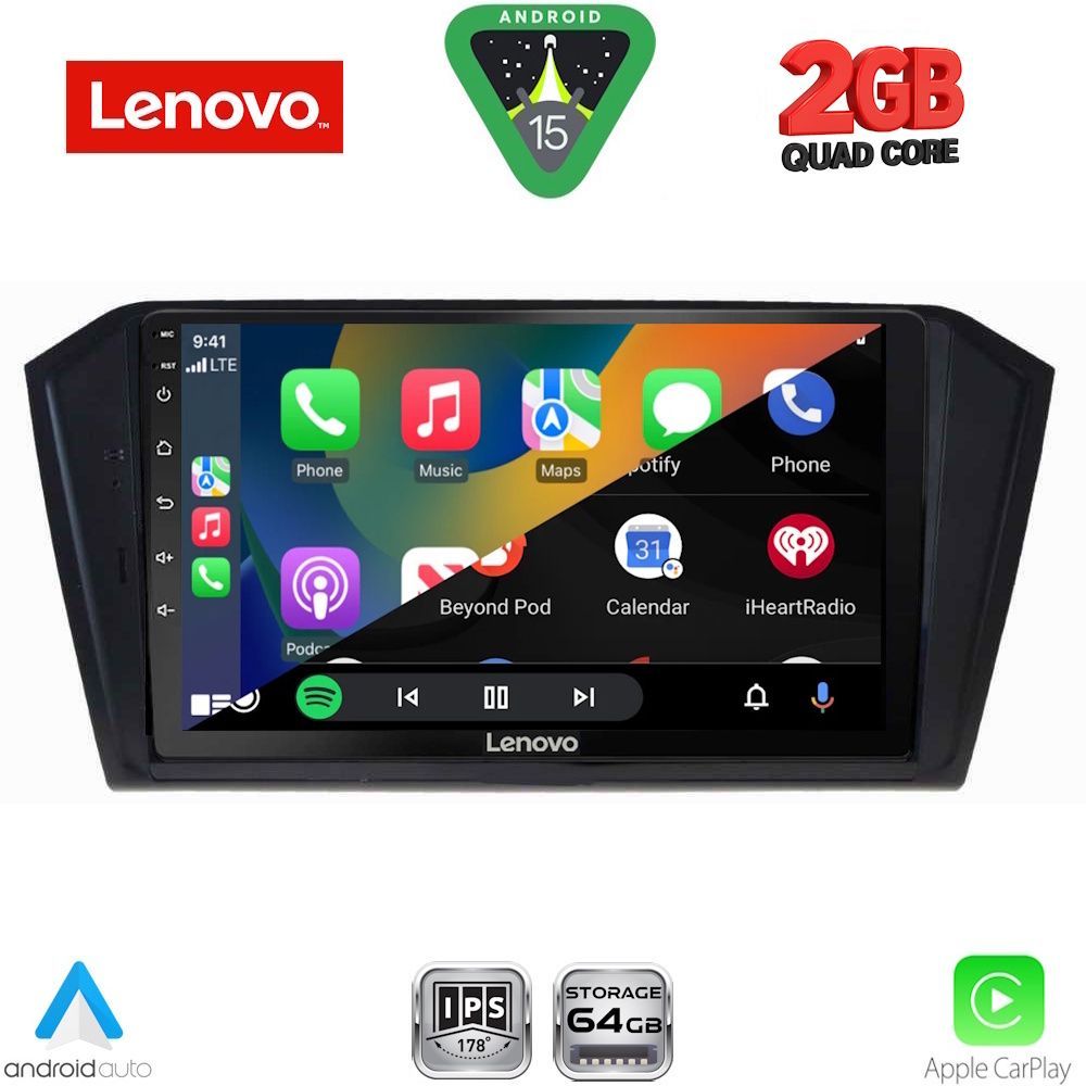LENOVO LVD 2750_CPA (10inc) MULTIMEDIA TABLET for VW PASSAT mod. 2016-2023 LENOVO LVD 2750_CPA (10inc) MULTIMEDIA TABLET for VW PASSAT mod. 2016-2023
