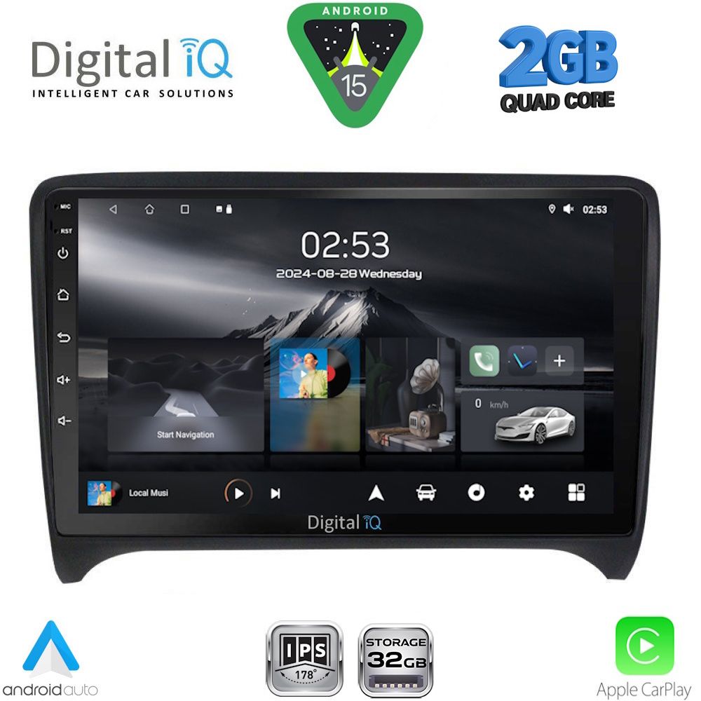 DIGITAL IQ RSD 1009_CPA (9inc) MULTIMEDIA TABLET for AUDI TT mod. 2007-2015 DIGITAL IQ RSD 1009_CPA (9inc) MULTIMEDIA TABLET for AUDI TT mod. 2007-2015