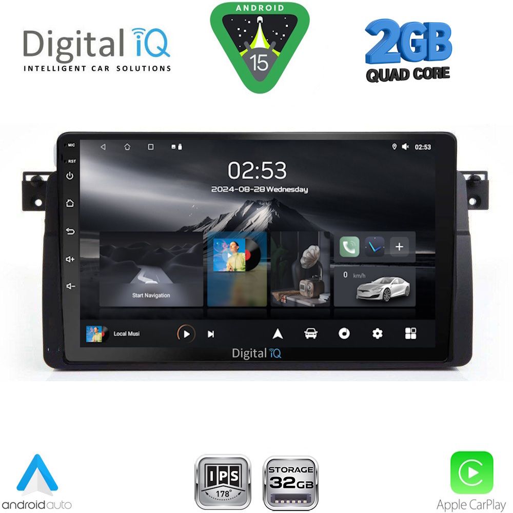 DIGITAL IQ RSD 1042_CPA (9inc) MULTIMEDIA TABLET for BMW E46 mod. 1998-2005 DIGITAL IQ RSD 1042_CPA (9inc) MULTIMEDIA TABLET for BMW E46 mod. 1998-2005
