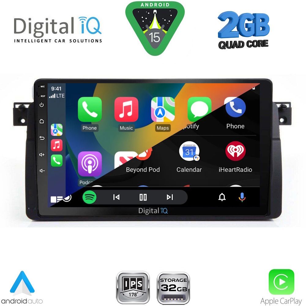 DIGITAL IQ RSD 1042_CPA (9inc) MULTIMEDIA TABLET for BMW E46 mod. 1998-2005 DIGITAL IQ RSD 1042_CPA (9inc) MULTIMEDIA TABLET for BMW E46 mod. 1998-2005