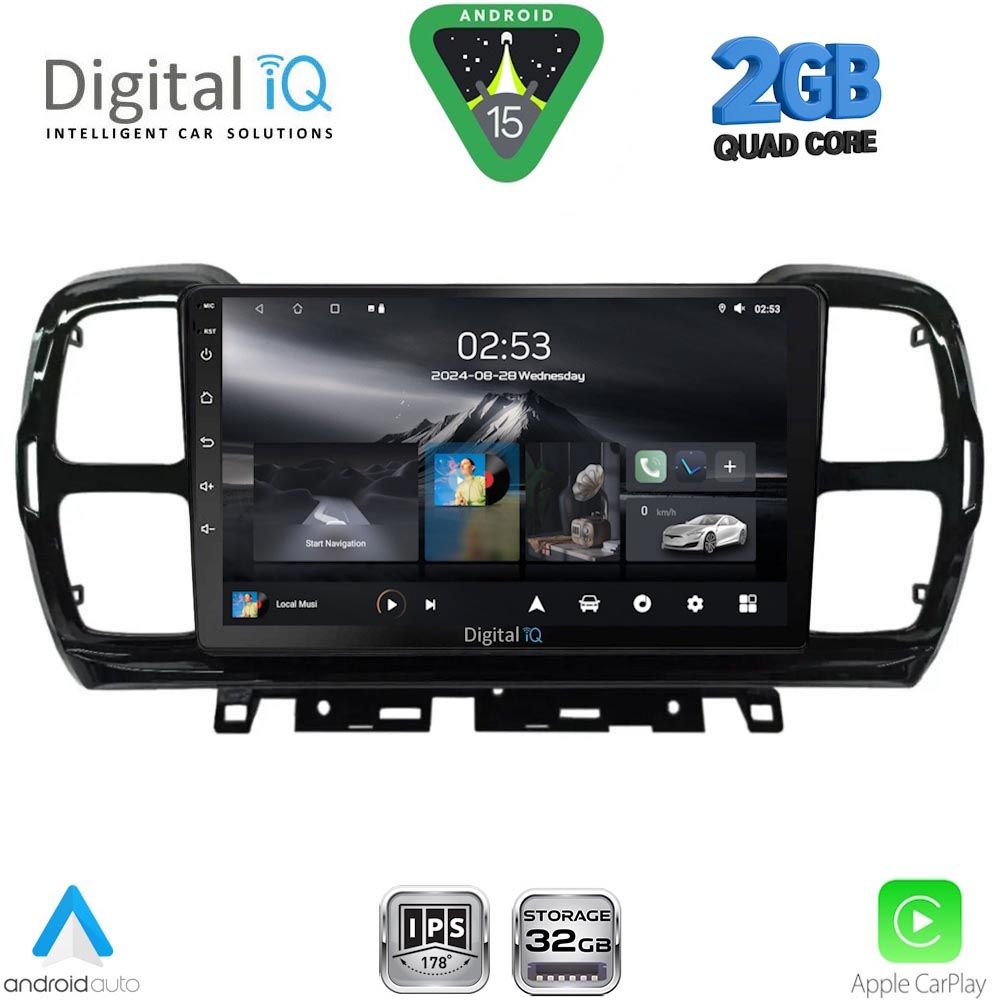 DIGITAL IQ RSD 1088_CPA (9inc) MULTIMEDIA TABLET for CITROEN C5 AIRCROSS mod. 2017-2021 DIGITAL IQ RSD 1088_CPA (9inc) MULTIMEDIA TABLET for CITROEN C5 AIRCROSS mod. 2017-2021