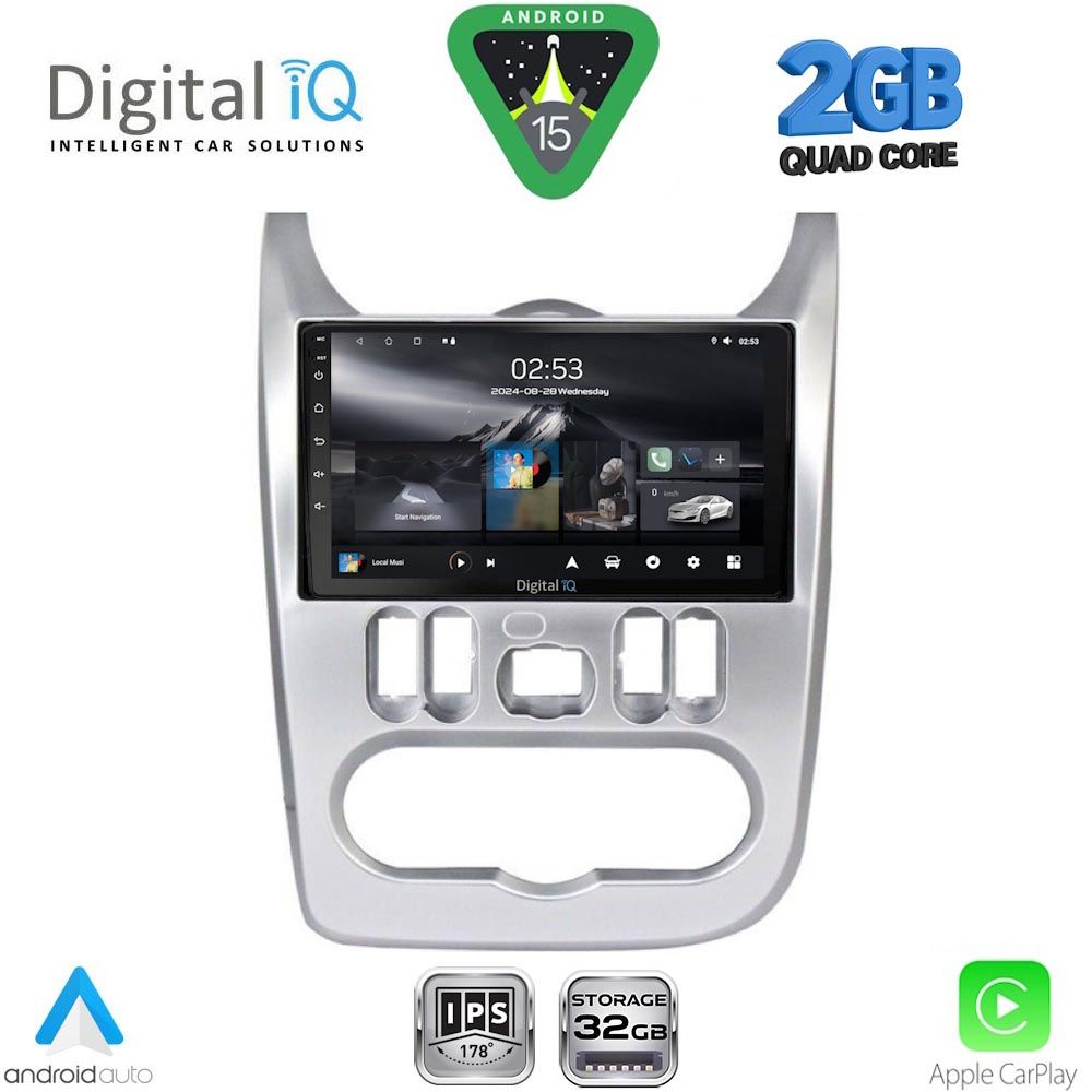 DIGITAL IQ RSD 1101SL_CPA (9inc) MULTIMEDIA TABLET for DACIA DUSTER – LOGAN – SANDERO mod. 2006-2012 (SILVER) DIGITAL IQ RSD 1101SL_CPA (9inc) MULTIMEDIA TABLET for DACIA DUSTER – LOGAN – SANDERO mod. 2006-2012 (SILVER)