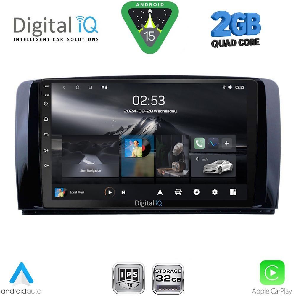 DIGITAL IQ RSD 1422_CPA (9inc) MULTIMEDIA TABLET for MERCEDES R (W251) mod. 2006-2015 DIGITAL IQ RSD 1422_CPA (9inc) MULTIMEDIA TABLET for MERCEDES R (W251) mod. 2006-2015