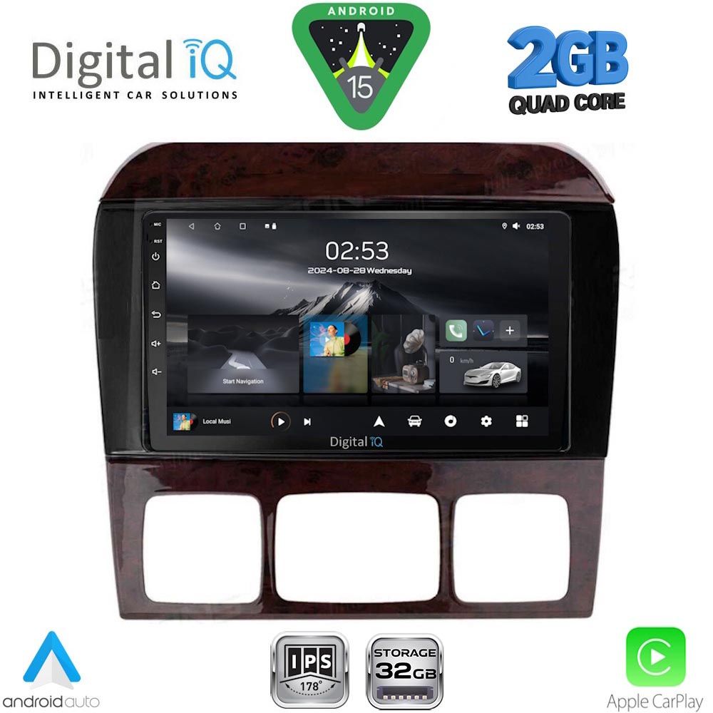 DIGITAL IQ RSD 1426_CPA (9inc) MULTIMEDIA TABLET for MERCEDES S W220 mod. 1998-2005 DIGITAL IQ RSD 1426_CPA (9inc) MULTIMEDIA TABLET for MERCEDES S W220 mod. 1998-2005