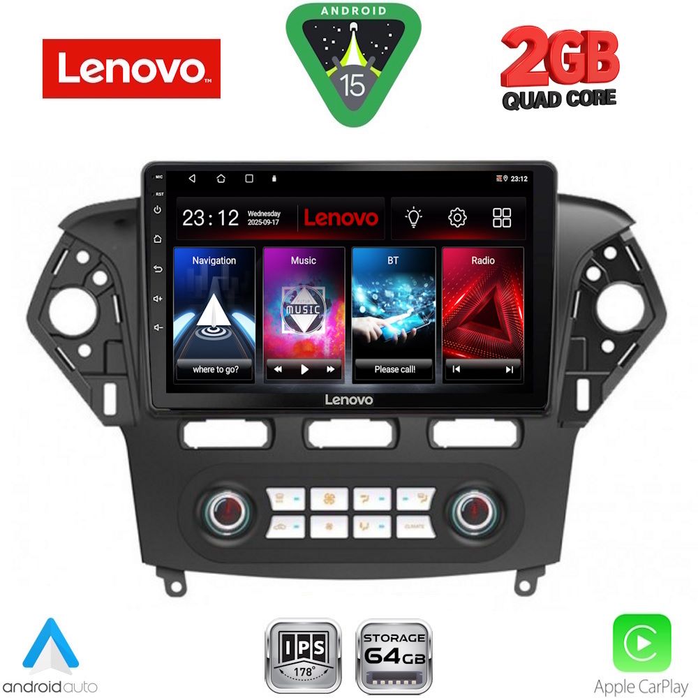 LENOVO LVD 2163_CPA CLIMA (10inc) MULTIMEDIA TABLET for FORD MONDEO mod. 2011-2013 LENOVO LVD 2163_CPA CLIMA (10inc) MULTIMEDIA TABLET for FORD MONDEO mod. 2011-2013