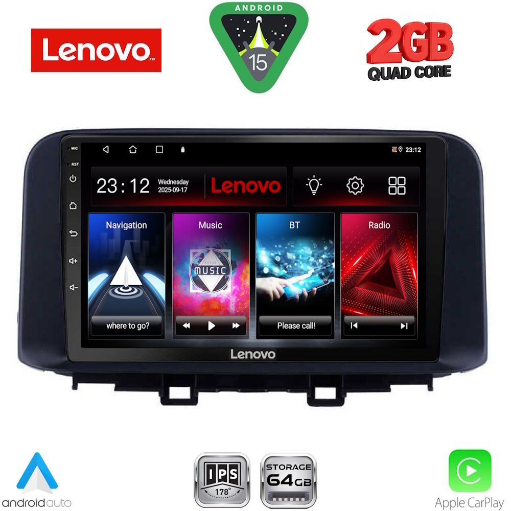 LENOVO LVD 2237_CPA (10inc) MULTIMEDIA TABLET for HYUNDAI KONA mod. 2017-2023 LENOVO LVD 2237_CPA (10inc) MULTIMEDIA TABLET for HYUNDAI KONA mod. 2017-2023