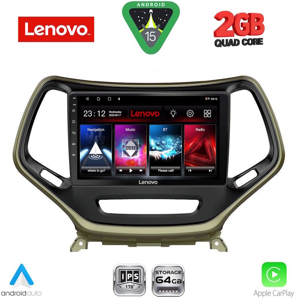 LENOVO LVD 2273_CPA (10inc) MULTIMEDIA TABLET for JEEP CHEROKEE mod. 2014-2024 LENOVO LVD 2273_CPA (10inc) MULTIMEDIA TABLET for JEEP CHEROKEE mod. 2014-2024