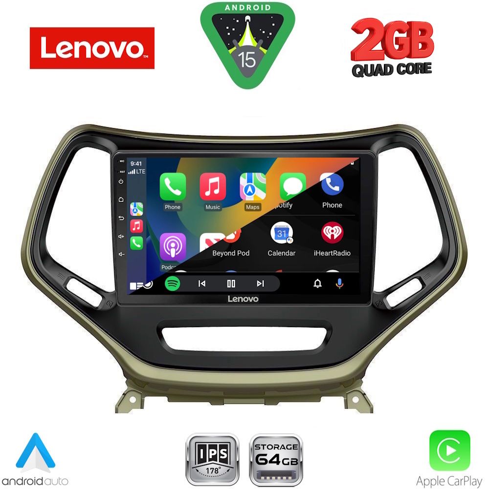LENOVO LVD 2273_CPA (10inc) MULTIMEDIA TABLET for JEEP CHEROKEE mod. 2014-2024 LENOVO LVD 2273_CPA (10inc) MULTIMEDIA TABLET for JEEP CHEROKEE mod. 2014-2024