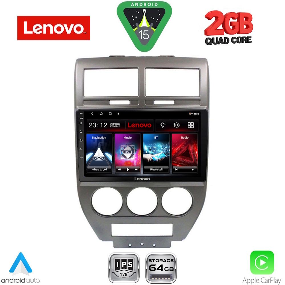 LENOVO LVD 2276_CPA (10inc) MULTIMEDIA TABLET for JEEP COMPASS - PATRIOT mod. 2007-2016 LENOVO LVD 2276_CPA (10inc) MULTIMEDIA TABLET for JEEP COMPASS - PATRIOT mod. 2007-2016