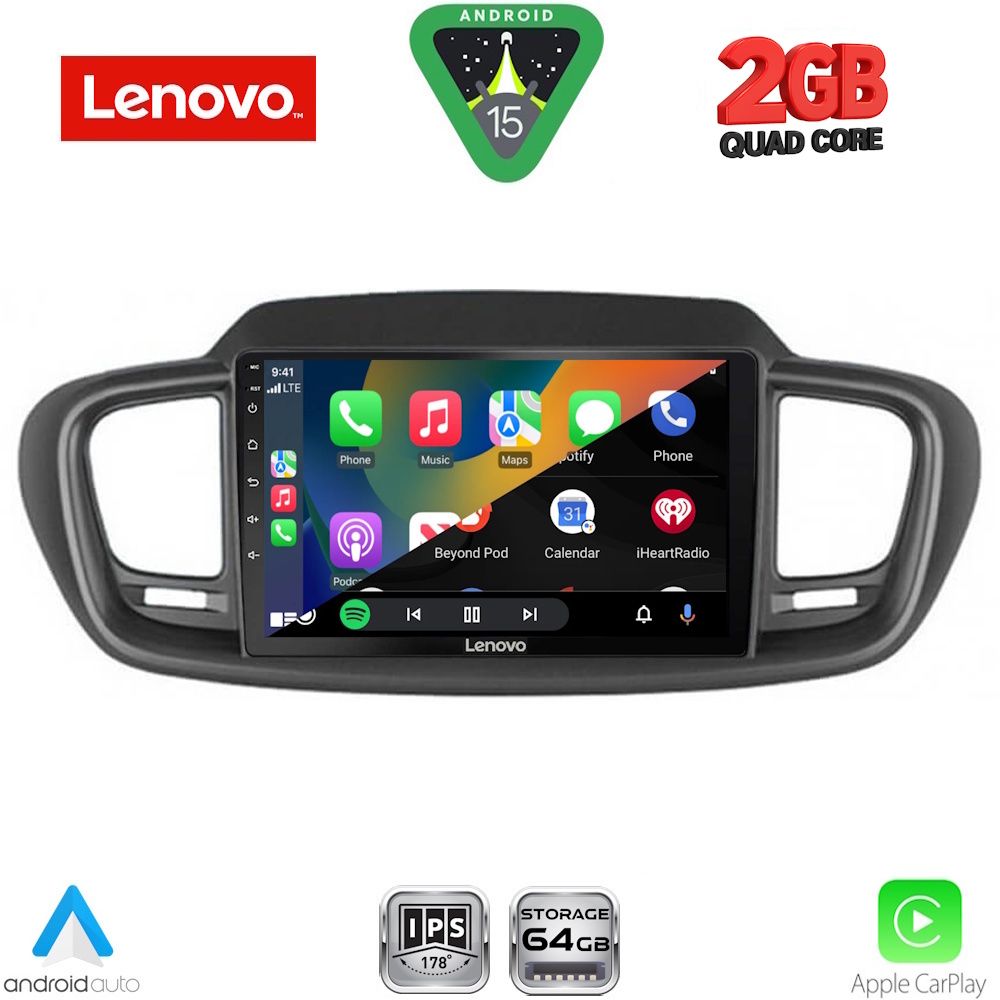 LENOVO LVD 2319_CPA (10inc) MULTIMEDIA TABLET for KIA SORENTO mod. 2014-2020 LENOVO LVD 2319_CPA (10inc) MULTIMEDIA TABLET for KIA SORENTO mod. 2014-2020