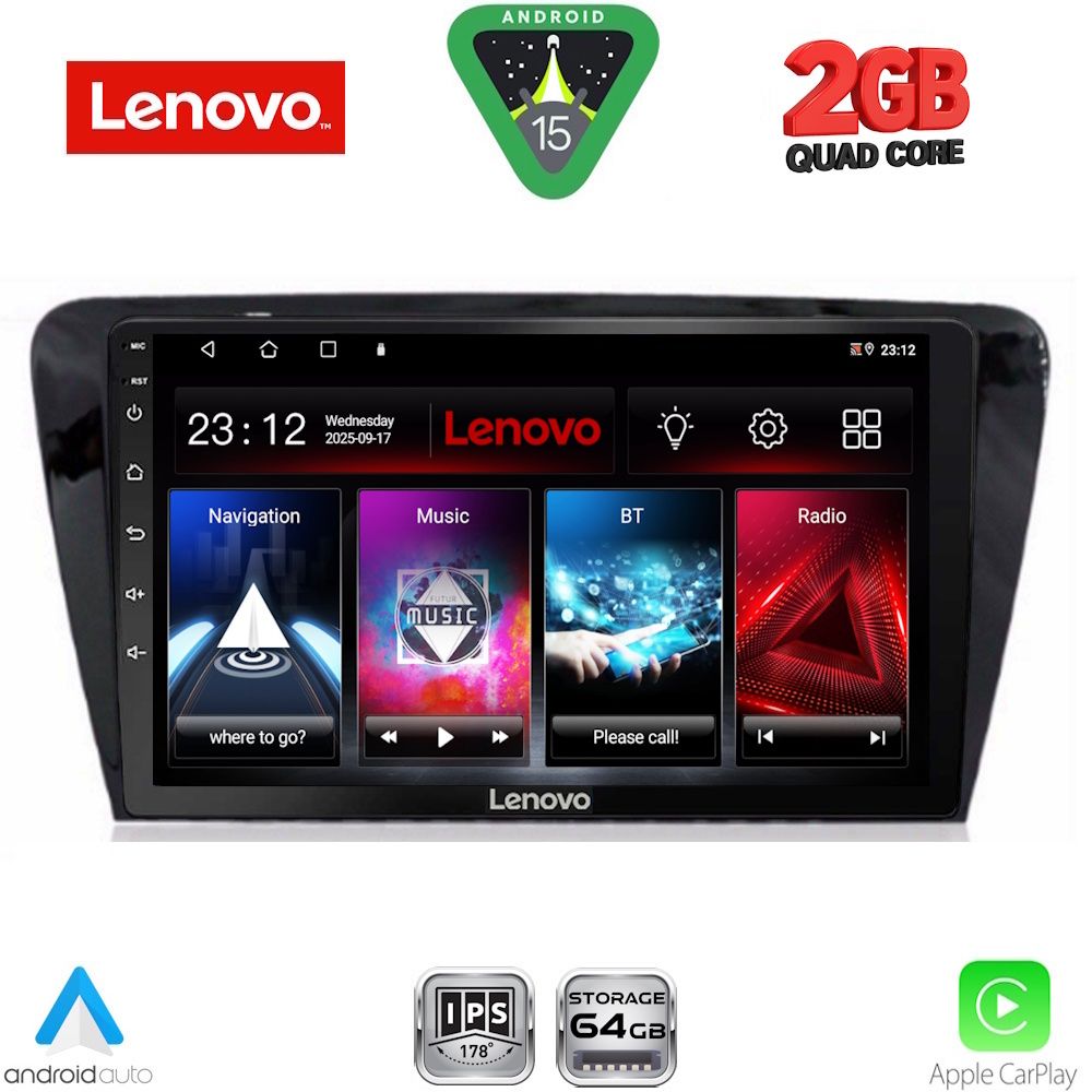 LENOVO LVD 2597_CPA (10inc) MULTIMEDIA TABLET for SKODA OCTAVIA 7 mod. 2013-2021 LENOVO LVD 2597_CPA (10inc) MULTIMEDIA TABLET for SKODA OCTAVIA 7 mod. 2013-2021