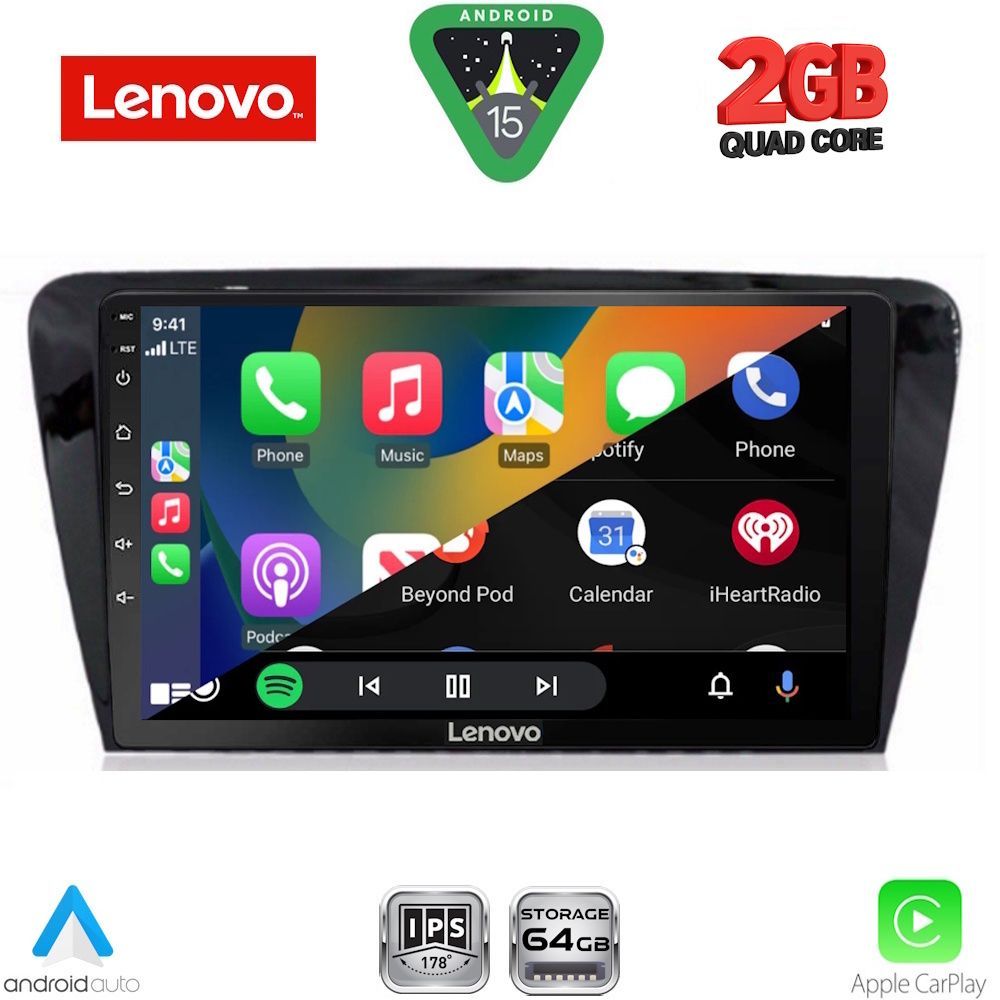 LENOVO LVD 2597_CPA (10inc) MULTIMEDIA TABLET for SKODA OCTAVIA 7 mod. 2013-2021 LENOVO LVD 2597_CPA (10inc) MULTIMEDIA TABLET for SKODA OCTAVIA 7 mod. 2013-2021