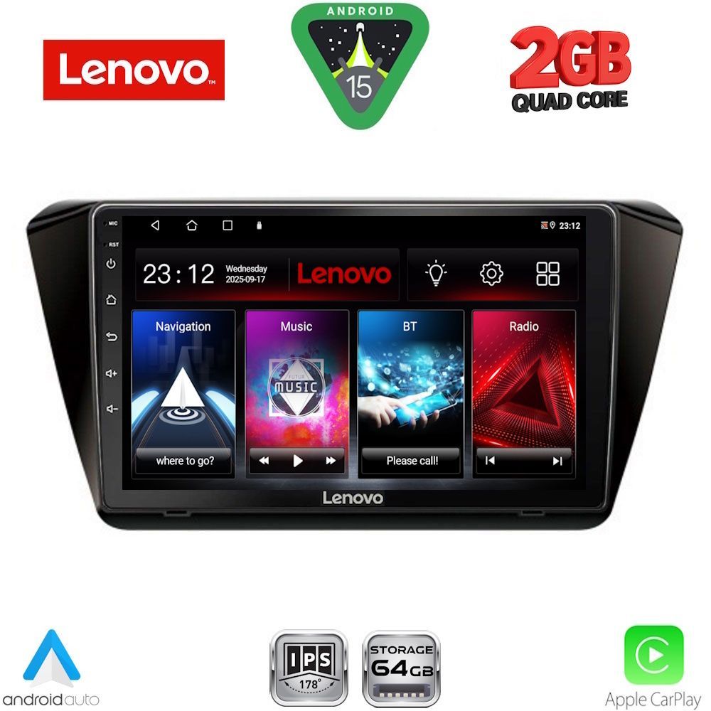 LENOVO LVD 2605_CPA (10inc) MULTIMEDIA TABLET for SKODA SUPERB mod. 2015-2023 LENOVO LVD 2605_CPA (10inc) MULTIMEDIA TABLET for SKODA SUPERB mod. 2015-2023
