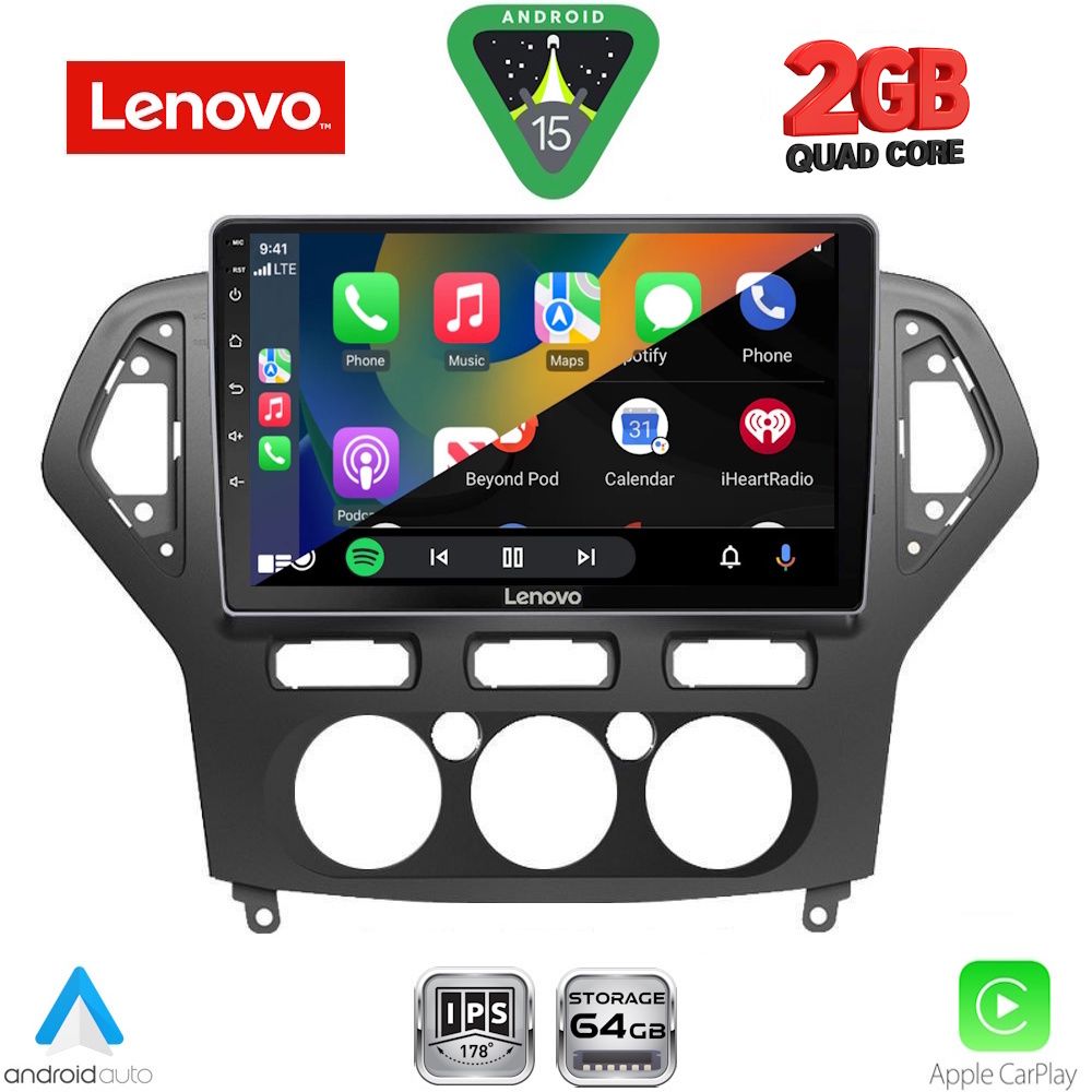 LENOVO LVD 2162_CPA A/C (10inc) MULTIMEDIA TABLET for FORD MONDEO mod. 2007-2011 LENOVO LVD 2162_CPA A/C (10inc) MULTIMEDIA TABLET for FORD MONDEO mod. 2007-2011