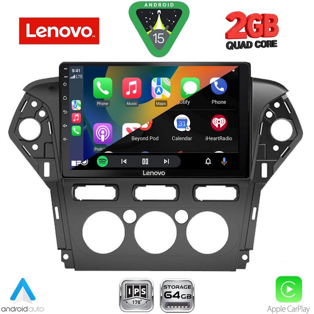 LENOVO LVD 2163_CPA A/C (10inc) MULTIMEDIA TABLET for FORD MONDEO mod. 2011-2013 LENOVO LVD 2163_CPA A/C (10inc) MULTIMEDIA TABLET for FORD MONDEO mod. 2011-2013