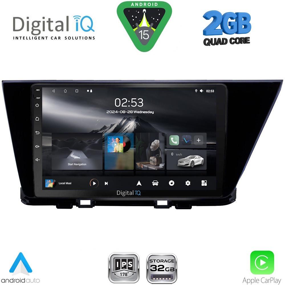DIGITAL IQ RSD 1305_CPA (9inc) MULTIMEDIA TABLET for KIA NIRO mod. 2017-2021 DIGITAL IQ RSD 1305_CPA (9inc) MULTIMEDIA TABLET for KIA NIRO mod. 2017-2021