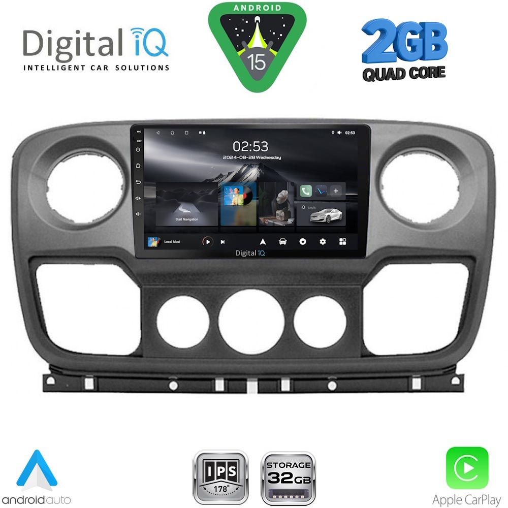 DIGITAL IQ RSD 1463_CPA (10inc) MULTIMEDIA TABLET for NISSAN NV400 - OPEL MOVANO - RENAULT MASTER mod. 2010-2020 DIGITAL IQ RSD 1463_CPA (10inc) MULTIMEDIA TABLET for NISSAN NV400 - OPEL MOVANO - RENAULT MASTER mod. 2010-2020