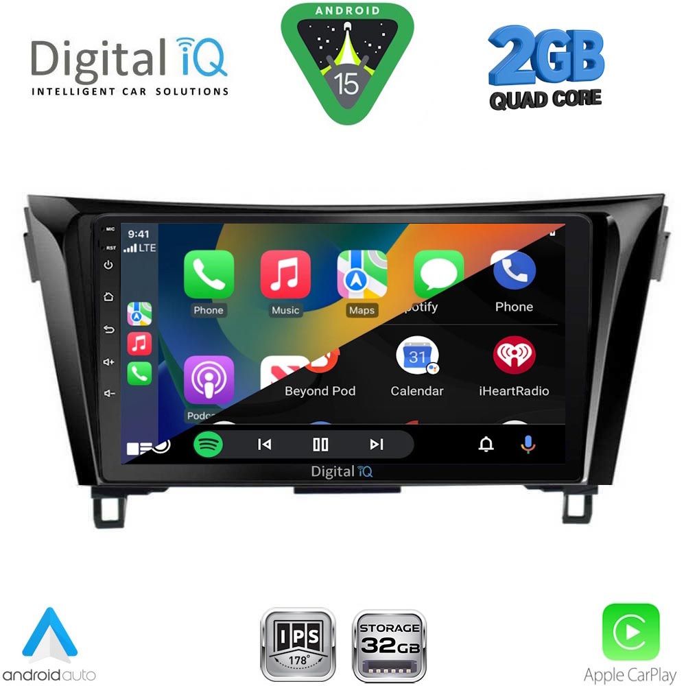 DIGITAL IQ RSD 1468_CPA (10inc) MULTIMEDIA TABLET for NISSAN QASHQAI - XTRAIL mod. 2014-2021 DIGITAL IQ RSD 1468_CPA (10inc) MULTIMEDIA TABLET for NISSAN QASHQAI - XTRAIL mod. 2014-2021