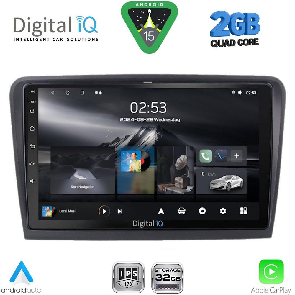 DIGITAL IQ RSD 1604B_CPA (10inc) MULTIMEDIA TABLET for SKODA SUPERB mod. 2008-2015 DIGITAL IQ RSD 1604B_CPA (10inc) MULTIMEDIA TABLET for SKODA SUPERB mod. 2008-2015
