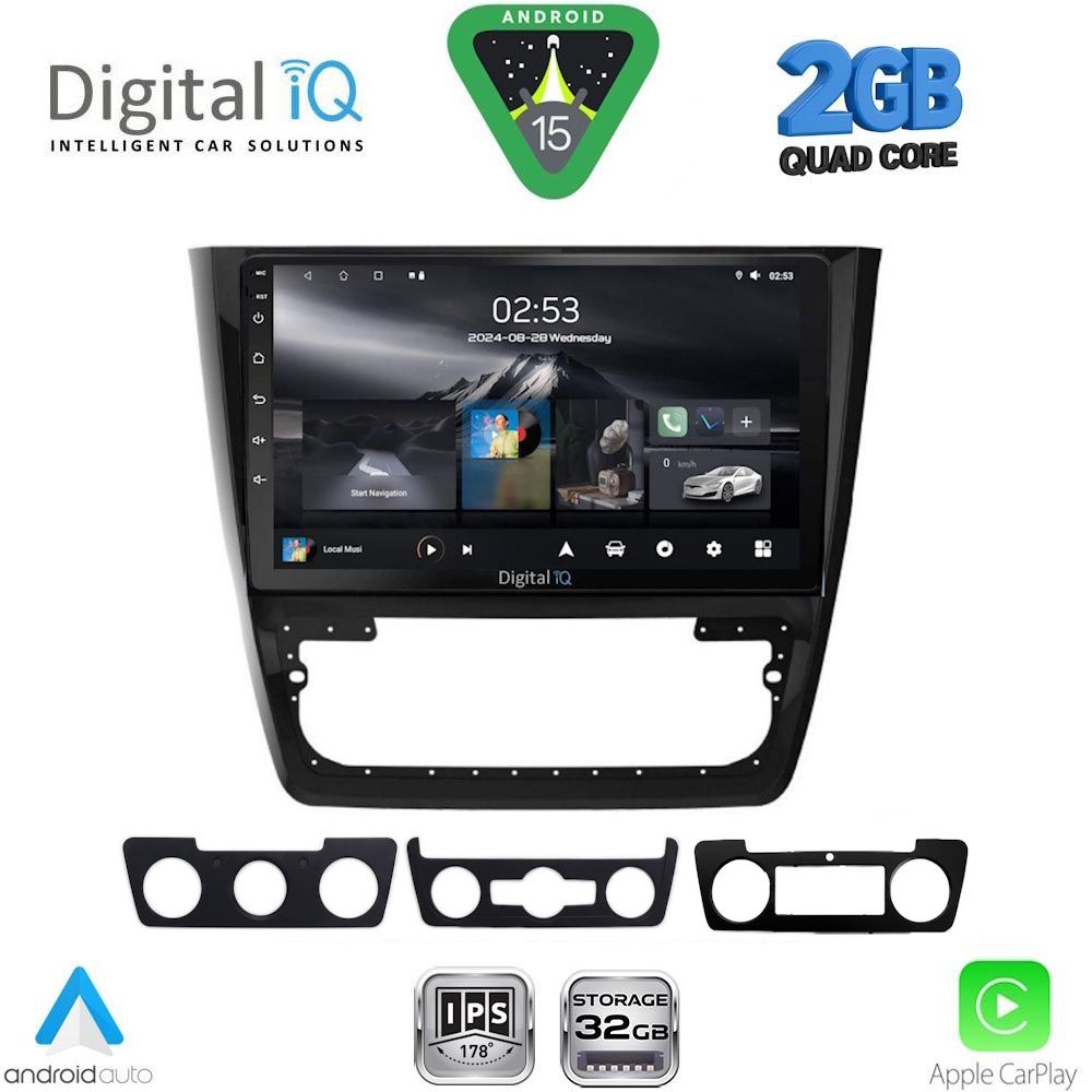 DIGITAL IQ RSD 1610_CPA (10inc) MULTIMEDIA TABLET for SKODA YETI mod. 2014-2017 DIGITAL IQ RSD 1610_CPA (10inc) MULTIMEDIA TABLET for SKODA YETI mod. 2014-2017