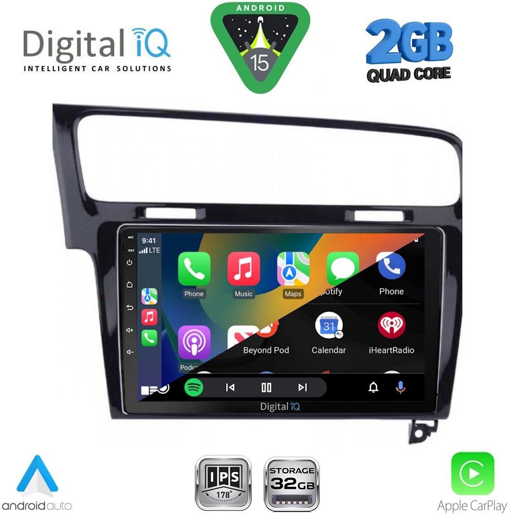 DIGITAL IQ RSD 1747BL_CPA (10inc) MULTIMEDIA TABLET for VW GOLF 7 mod. 2013-2020 DIGITAL IQ RSD 1747BL_CPA (10inc) MULTIMEDIA TABLET for VW GOLF 7 mod. 2013-2020