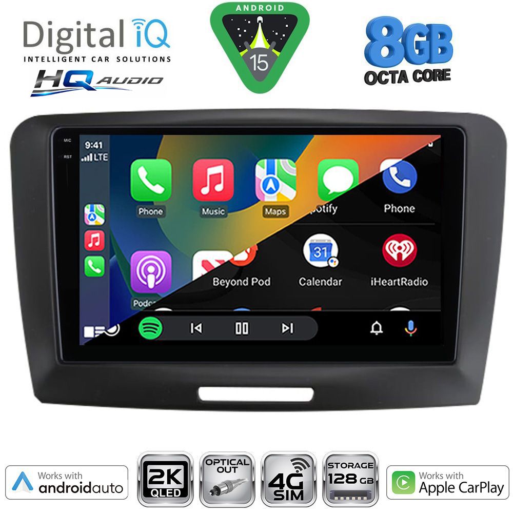 DIGITAL IQ BXK 20604A_CPAA (9inc) MULTIMEDIA TABLET for SKODA SUPERB mod. 2008-2015 DIGITAL IQ BXK 20604A_CPAA (9inc) MULTIMEDIA TABLET for SKODA SUPERB mod. 2008-2015