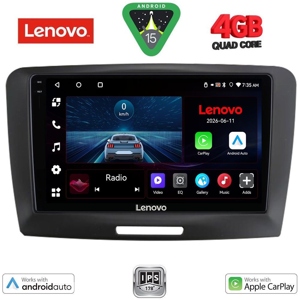 LENOVO LVE 8604A_CPAA (9inc) MULTIMEDIA TABLET for SKODA SUPERB mod. 2008-2015 LENOVO LVE 8604A_CPAA (9inc) MULTIMEDIA TABLET for SKODA SUPERB mod. 2008-2015
