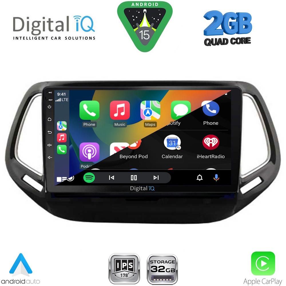 DIGITAL IQ RSD 1278_CPA (10inc) MULTIMEDIA TABLET for JEEP COMPASS mod. 2016-2021 DIGITAL IQ RSD 1278_CPA (10inc) MULTIMEDIA TABLET for JEEP COMPASS mod. 2016-2021