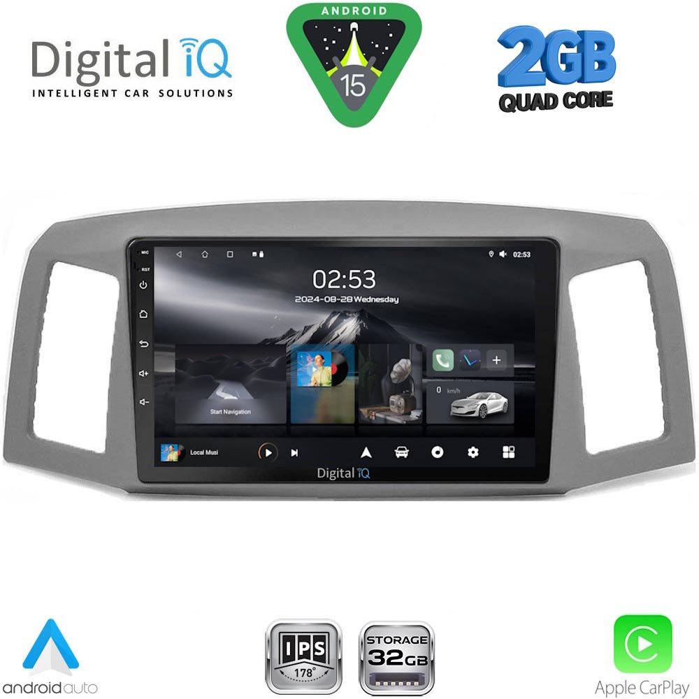 DIGITAL IQ RSD 1281_CPA (10inc) MULTIMEDIA TABLET for JEEP GRAND CHEROKEE mod. 2005-2007 DIGITAL IQ RSD 1281_CPA (10inc) MULTIMEDIA TABLET for JEEP GRAND CHEROKEE mod. 2005-2007