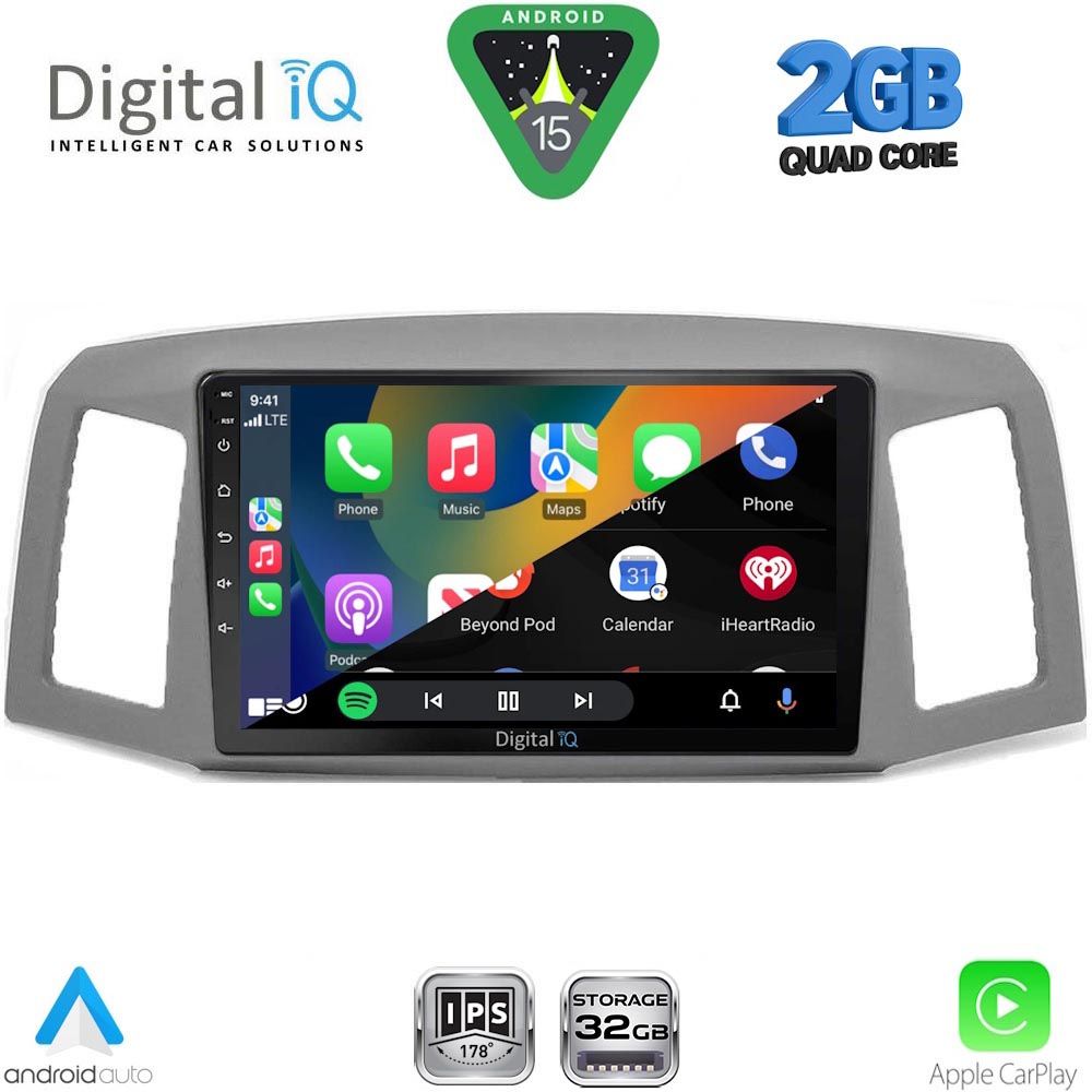 DIGITAL IQ RSD 1281_CPA (10inc) MULTIMEDIA TABLET for JEEP GRAND CHEROKEE mod. 2005-2007 DIGITAL IQ RSD 1281_CPA (10inc) MULTIMEDIA TABLET for JEEP GRAND CHEROKEE mod. 2005-2007