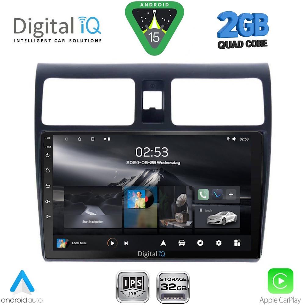 DIGITAL IQ RSD 1684_CPA (10inc) MULTIMEDIA TABLET for SUZUKI SWIFT mod. 2005-2011 DIGITAL IQ RSD 1684_CPA (10inc) MULTIMEDIA TABLET for SUZUKI SWIFT mod. 2005-2011