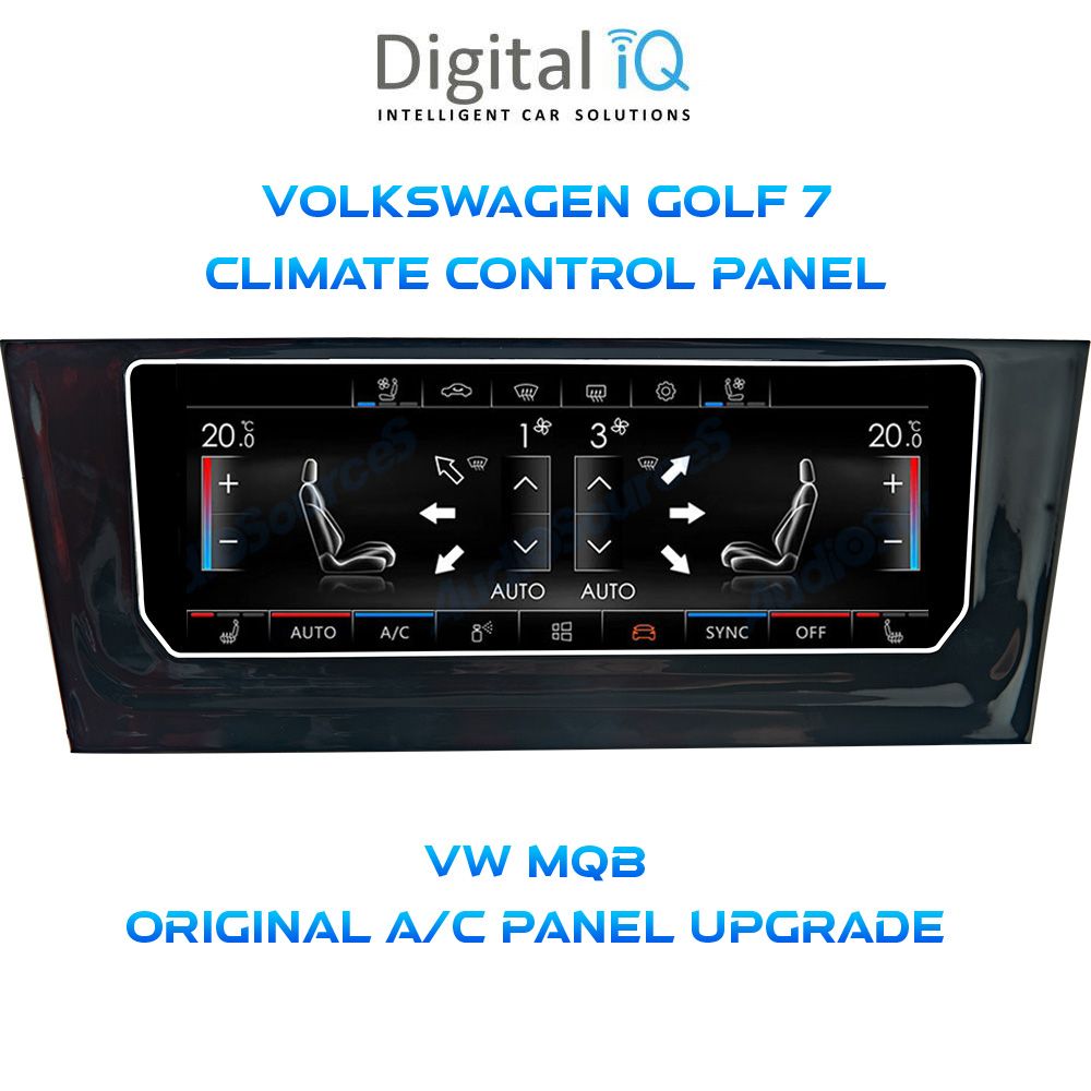 DIGITAL IQ CCP 747_CP (6.9") (MQB) CLIMATE CONTROL PANEL for VW GOLF 7 mod. 2013-2020 DIGITAL IQ CCP 747_CP (6.9") (MQB) CLIMATE CONTROL PANEL for VW GOLF 7 mod. 2013-2020