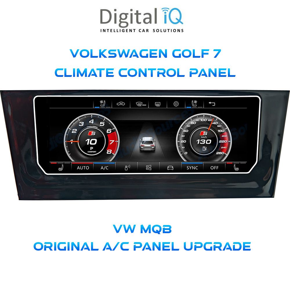 DIGITAL IQ CCP 747_CP (6.9") (MQB) CLIMATE CONTROL PANEL for VW GOLF 7 mod. 2013-2020 DIGITAL IQ CCP 747_CP (6.9") (MQB) CLIMATE CONTROL PANEL for VW GOLF 7 mod. 2013-2020