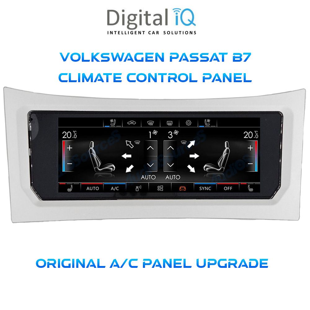 DIGITAL IQ CCP 763_CP (6.9") (PQ) CLIMATE CONTROL PANEL for VW PASSAT (B7) mod. 2005-2010 DIGITAL IQ CCP 763_CP (6.9") (PQ) CLIMATE CONTROL PANEL for VW PASSAT (B7) mod. 2005-2010