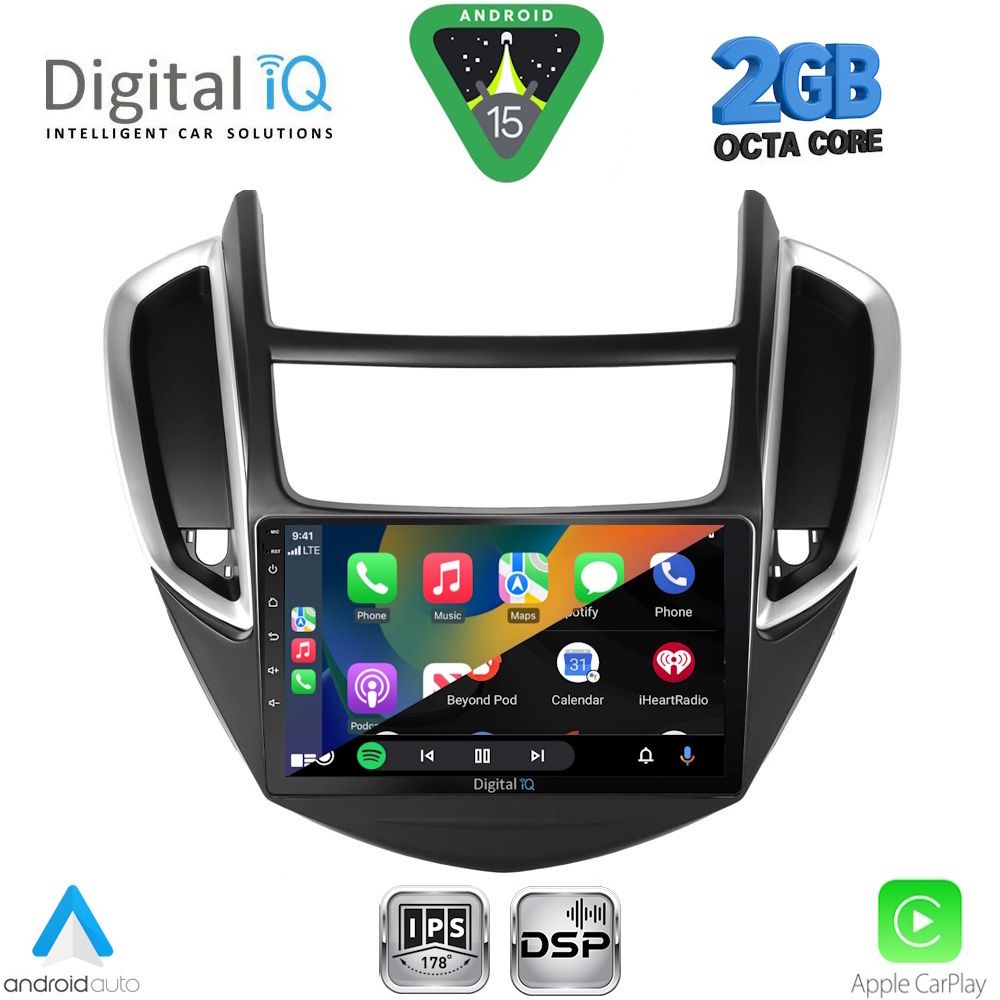DIGITAL IQ RSF 4080_CPA (9inc) MULTIMEDIA TABLET for CHEVROLET TRAX mod. 2014-2022 DIGITAL IQ RSF 4080_CPA (9inc) MULTIMEDIA TABLET for CHEVROLET TRAX mod. 2014-2022