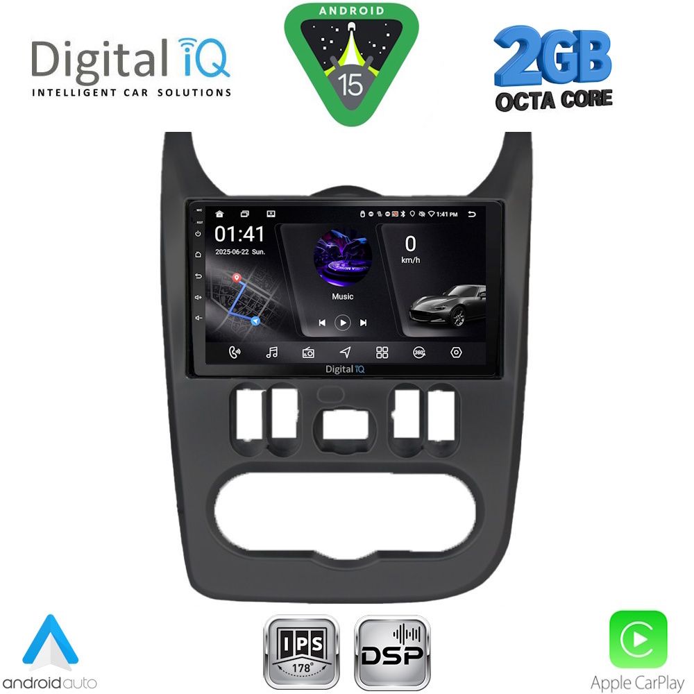 DIGITAL IQ RSF 4101BL_CPA (9inc) MULTIMEDIA TABLET for DACIA DUSTER – LOGAN – SANDERO mod. 2006-2012 (BLACK) DIGITAL IQ RSF 4101BL_CPA (9inc) MULTIMEDIA TABLET for DACIA DUSTER – LOGAN – SANDERO mod. 2006-2012 (BLACK)