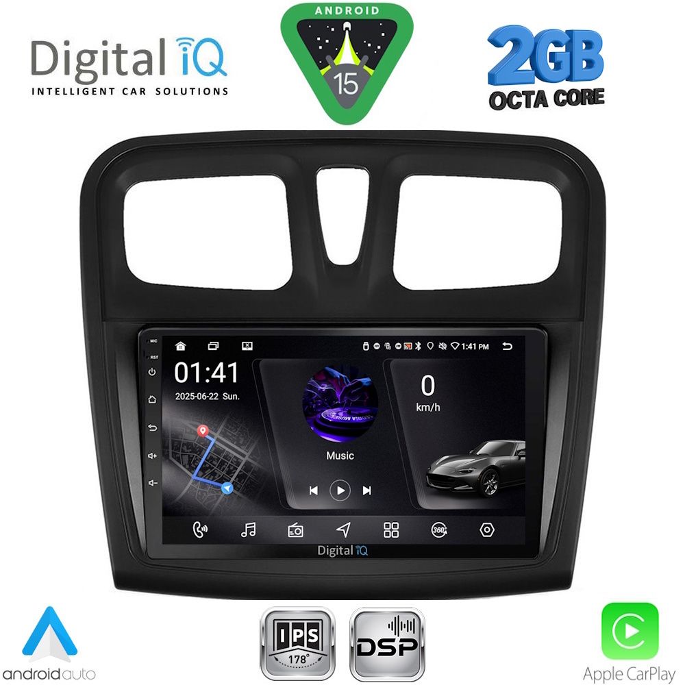 DIGITAL IQ RSF 4108SQ_CPA (9inc) MULTIMEDIA TABLET for DACIA LOGAN – SANDERO mod. 2012-2019 DIGITAL IQ RSF 4108SQ_CPA (9inc) MULTIMEDIA TABLET for DACIA LOGAN – SANDERO mod. 2012-2019