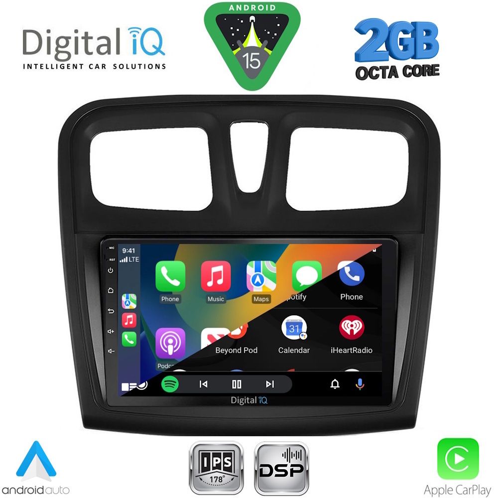 DIGITAL IQ RSF 4108SQ_CPA (9inc) MULTIMEDIA TABLET for DACIA LOGAN – SANDERO mod. 2012-2019 DIGITAL IQ RSF 4108SQ_CPA (9inc) MULTIMEDIA TABLET for DACIA LOGAN – SANDERO mod. 2012-2019