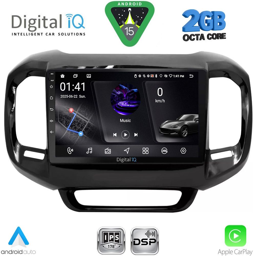 DIGITAL IQ RSF 4127_CPA (9inc) MULTIMEDIA TABLET for FIAT TORO mod. 2017-2026 DIGITAL IQ RSF 4127_CPA (9inc) MULTIMEDIA TABLET for FIAT TORO mod. 2017-2026